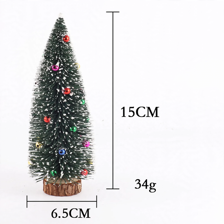 Mini Christmas tree made of pine needles, various colors