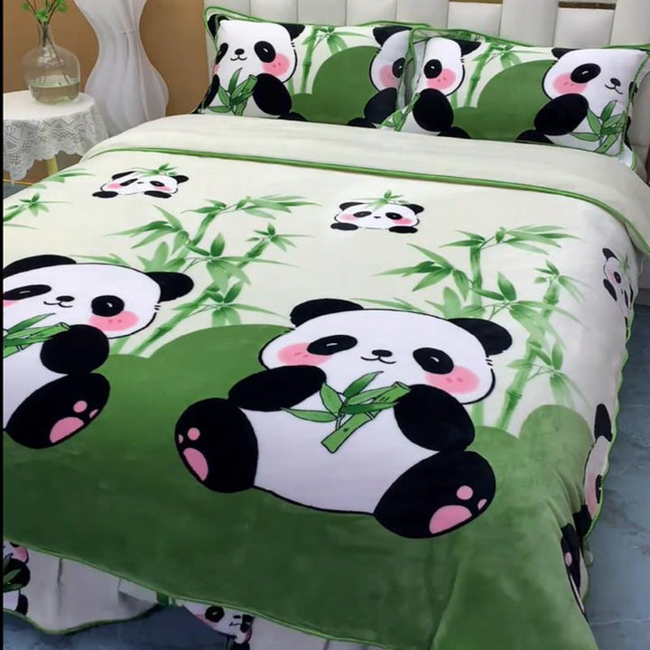 Milk fiber bedding set, winter, 4-piece