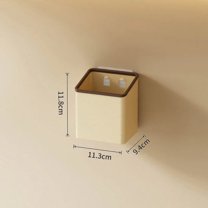 Magnetic kitchen storage box for the refrigerator door