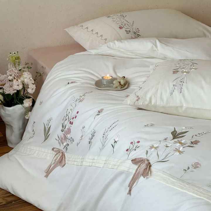 Cotton bedding set, 4-piece, 100 cotton