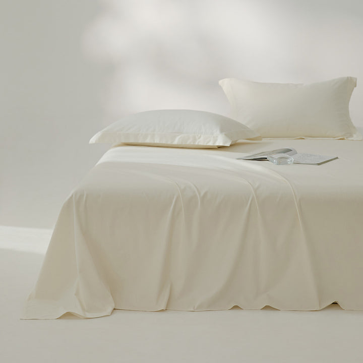 Cotton bed sheet, 100s long staple, single