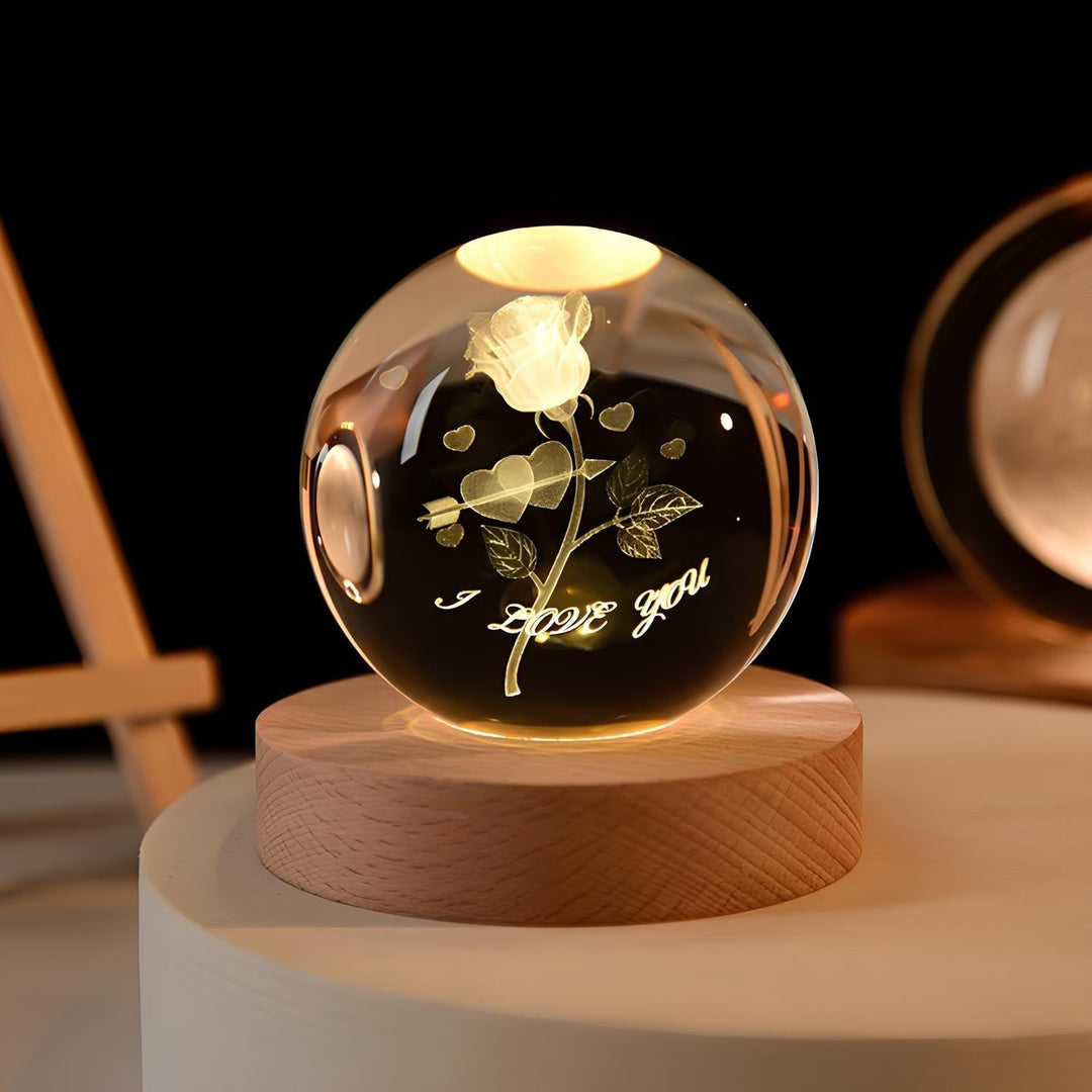 BowLift | SolarSphere – Crystal Solar System with LED Lighting | Educational & Decorative Gift