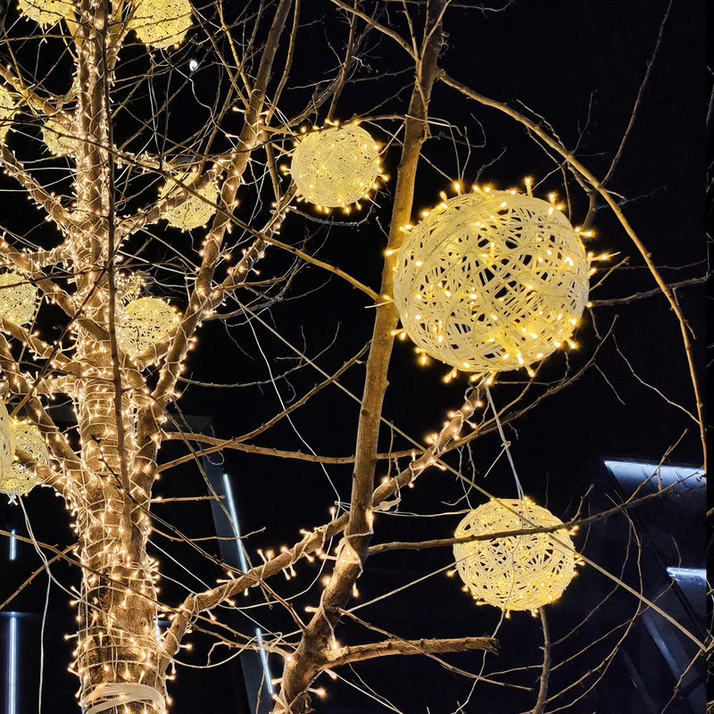 LED-Rattan-Ball Light, decorative