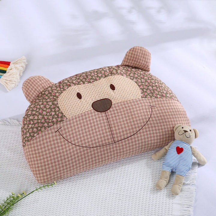 Children's Pillow with Buckwheat Hulls, Round