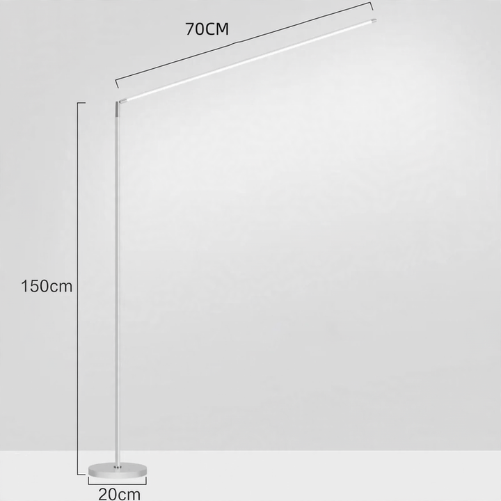 Full-spectrum LED floor lamp for reading and learning
