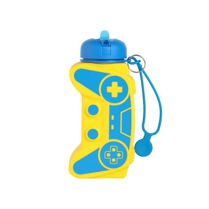 Foldable Silicone Drinking Bottle with Game Design 600 ml