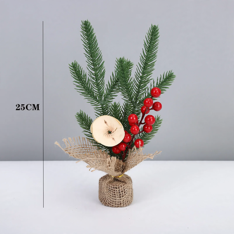 Mini Christmas tree for table decoration, 23 cm