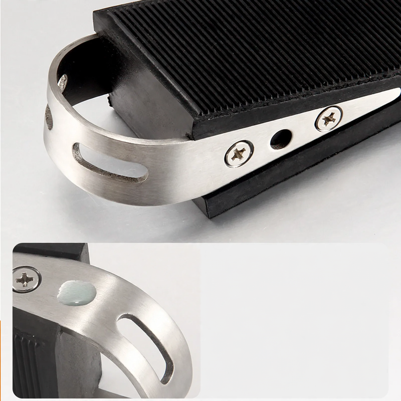 Door stop made of stainless steel 304 with rubber buffer
