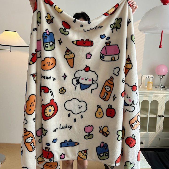 Fleece blanket Polyester, double-sided, multiple sizes