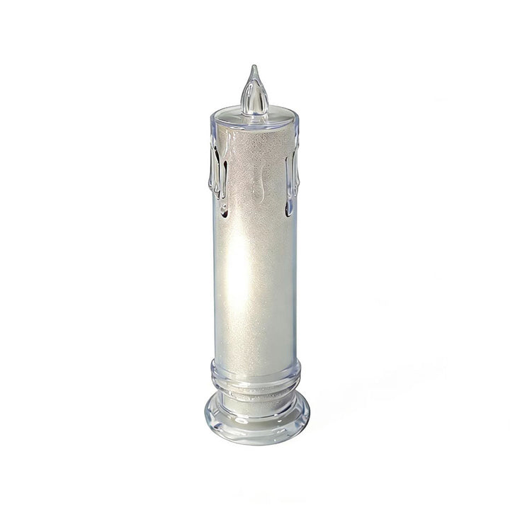 LED Crystal Candle with Starry Sky Effect