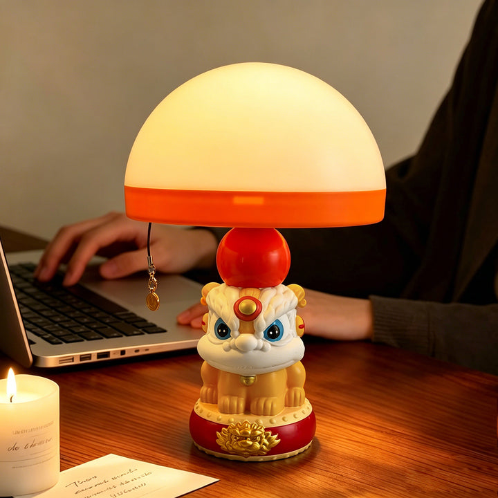 Lion Dance Night Light with Color Change