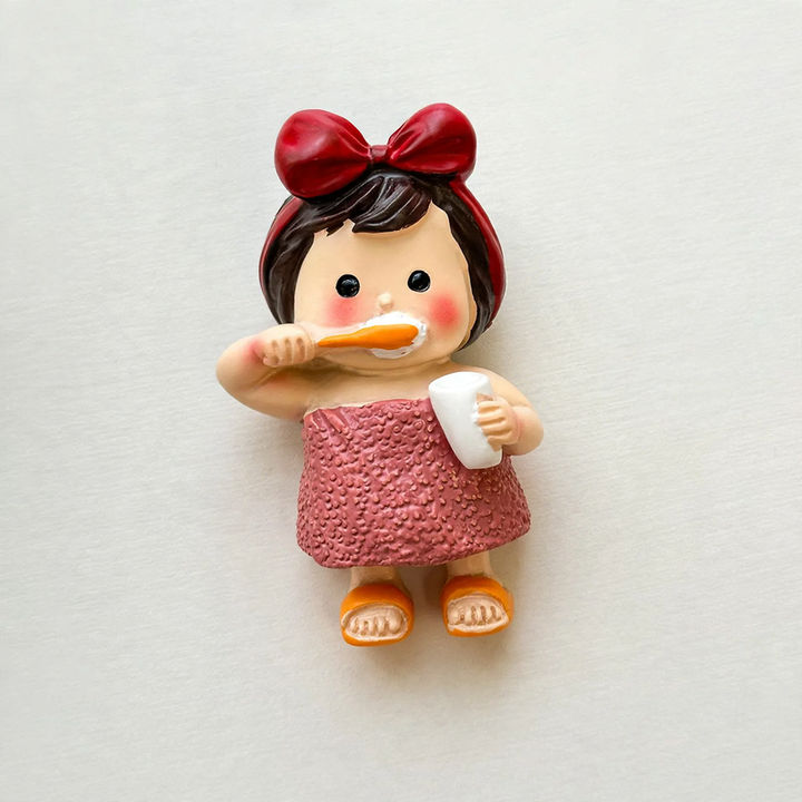 3D refrigerator magnets, resin