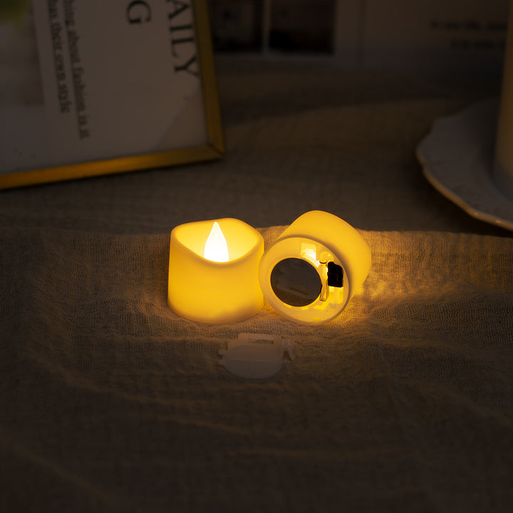 LED Real Wax Effect Candle with Drip Effect