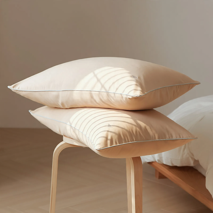 Cotton pillowcase, brushed, Pair