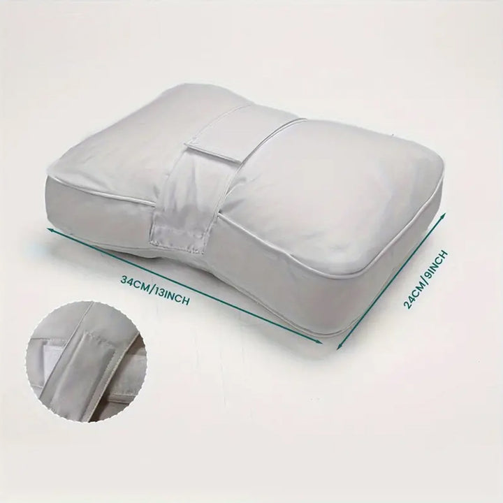 Footrest, memory foam, half-cylindrical, 40 × 20 × 10 cm