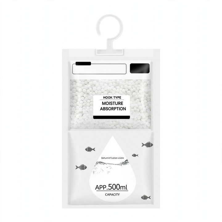 Moisture absorber bag for closets