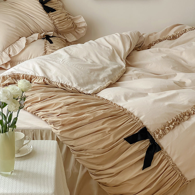 Cotton bedding set, French princess style
