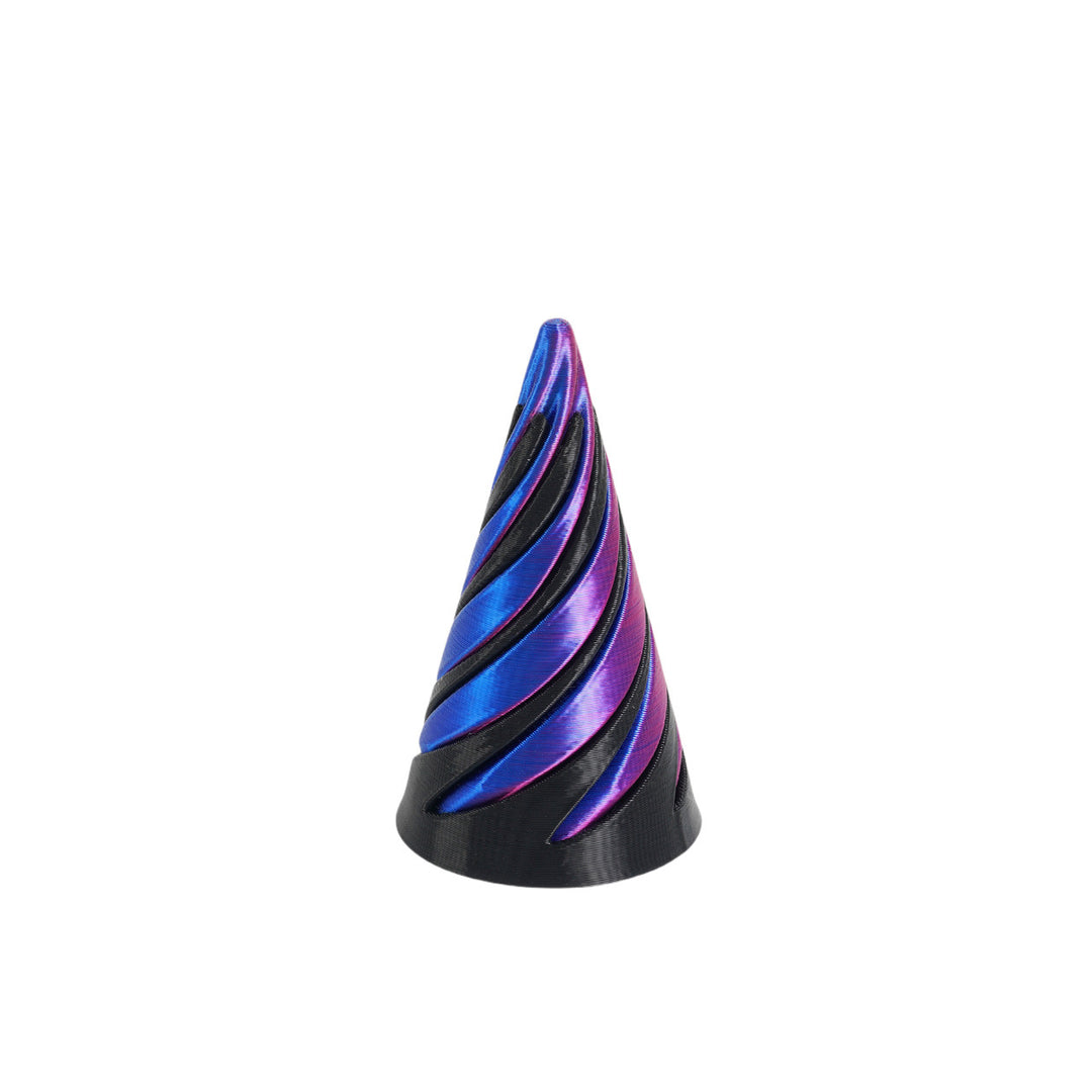3D-printed spiral pyramid toy
