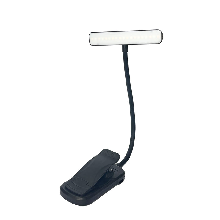 LED book clamp with 19 LEDs for eye-friendly reading