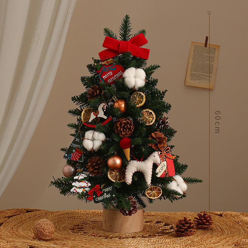 Mini Christmas tree set, decorative table decoration