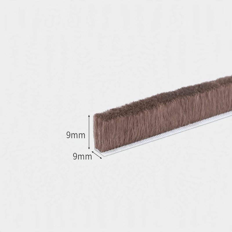 Brush seal for sliding windows and doors