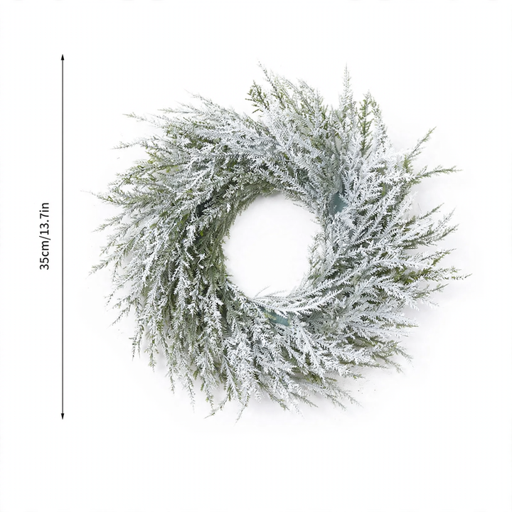 Artificial Christmas wreath made of plastic, 10-30 cm