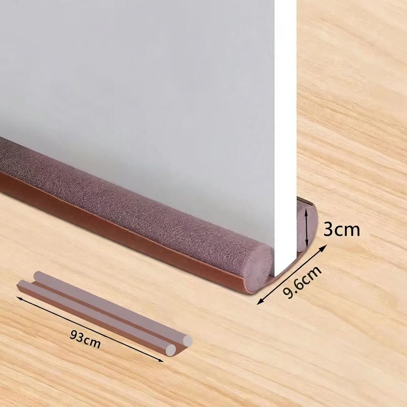 Door bottom seal, plug-in, foam padded