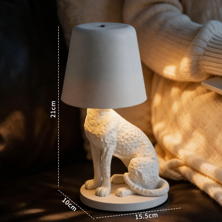 Crouching Leopard Table Lamp