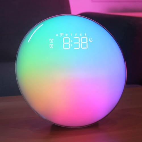 Intelligent wake-up light with sunrise simulation