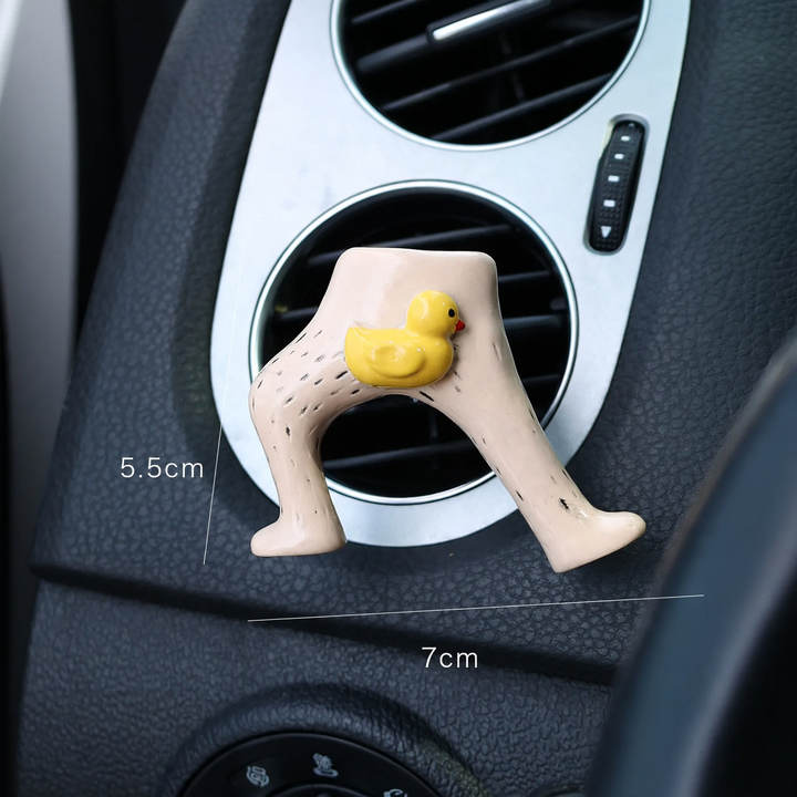 Resin scent clip for car ventilation, sports motifs