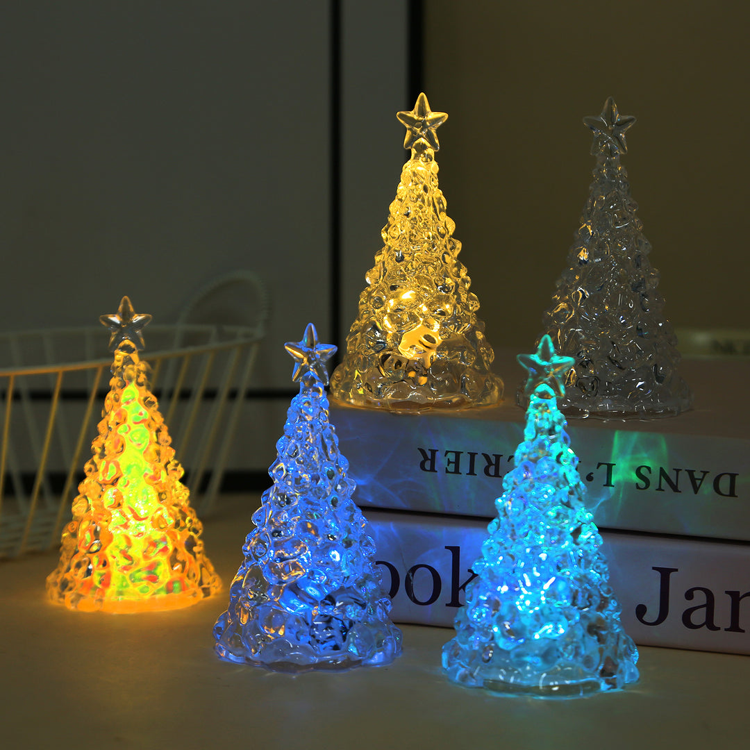 LED night light in star Christmas tree shape