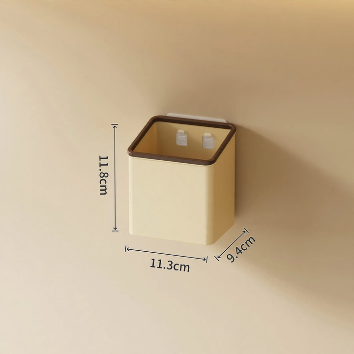 Magnetic kitchen storage box for the refrigerator door