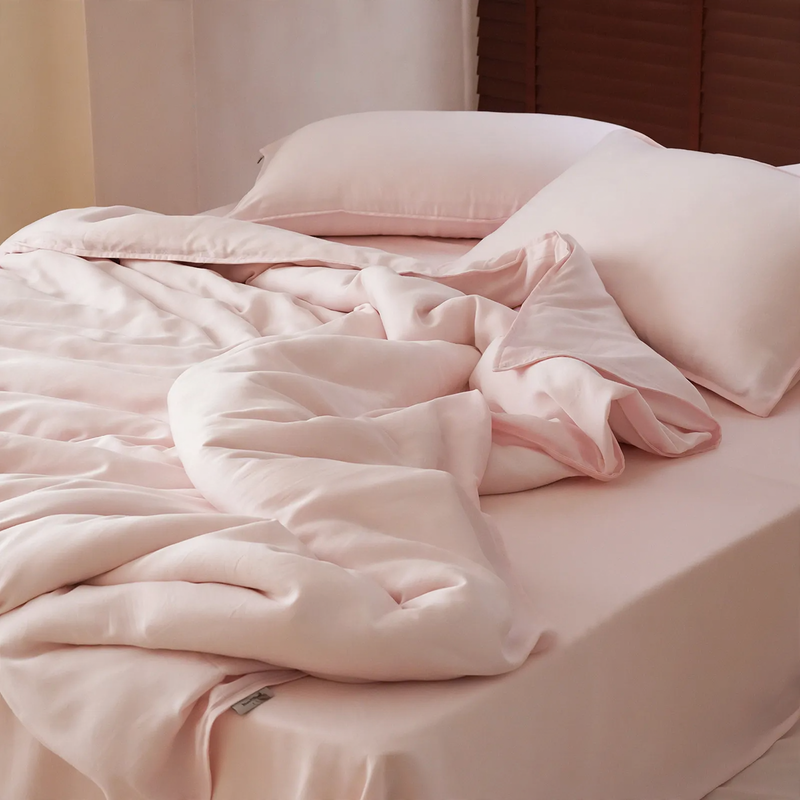 Lyocell bed linen set 4-piece, Japanese style