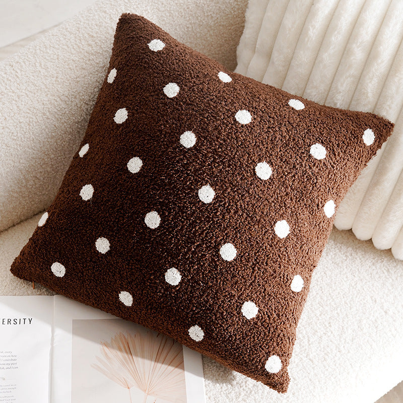 Decorative cushion Jacquard, Cream and Black