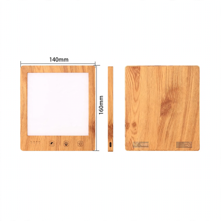 LED light therapy lamp JSK-22 wood look, 8W
