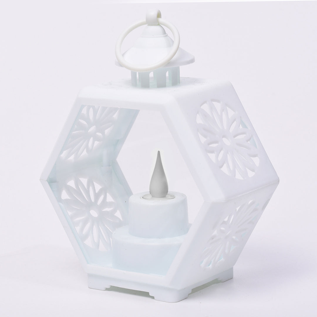 Decorative lantern light in retro style