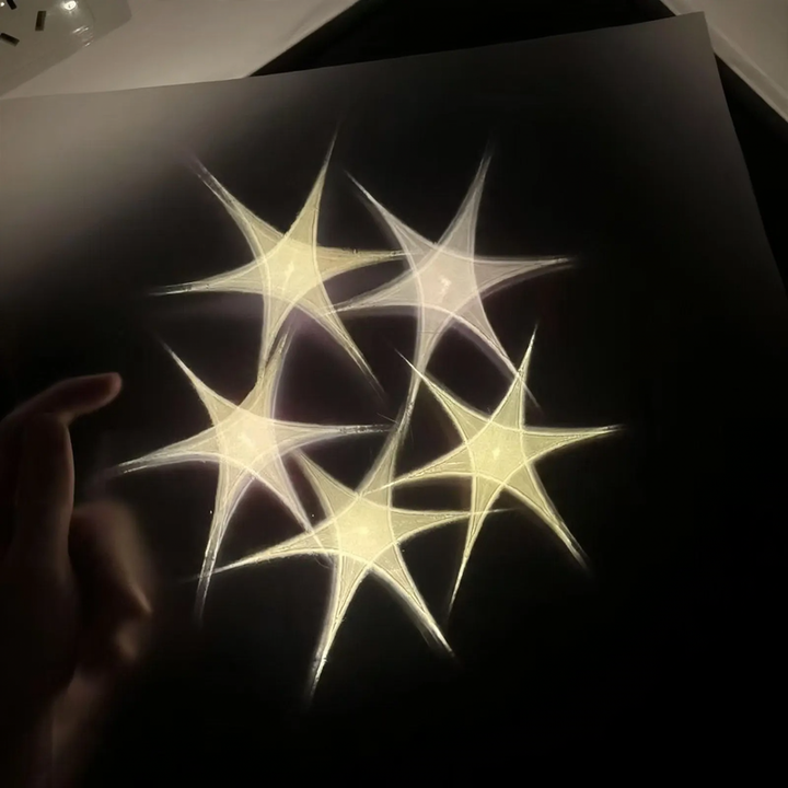 3D Light film for star lamps, various sizes