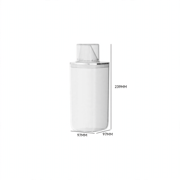 Transparent measuring container with measuring scale, 501–800 ml
