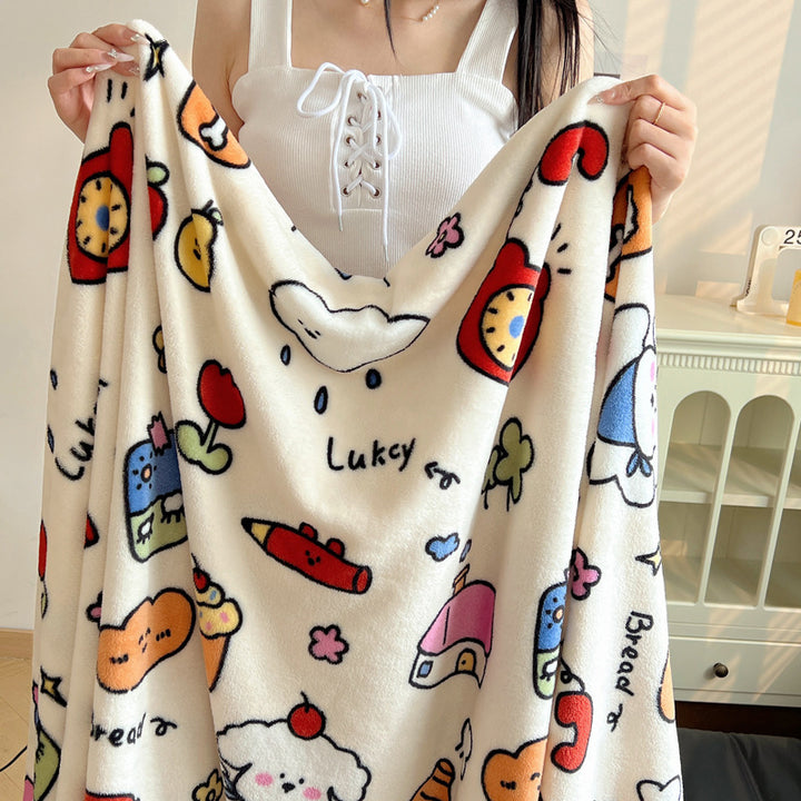 Fleece blanket Polyester, double-sided, multiple sizes