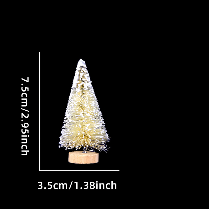 Mini Christmas tree made of sisal, table decoration