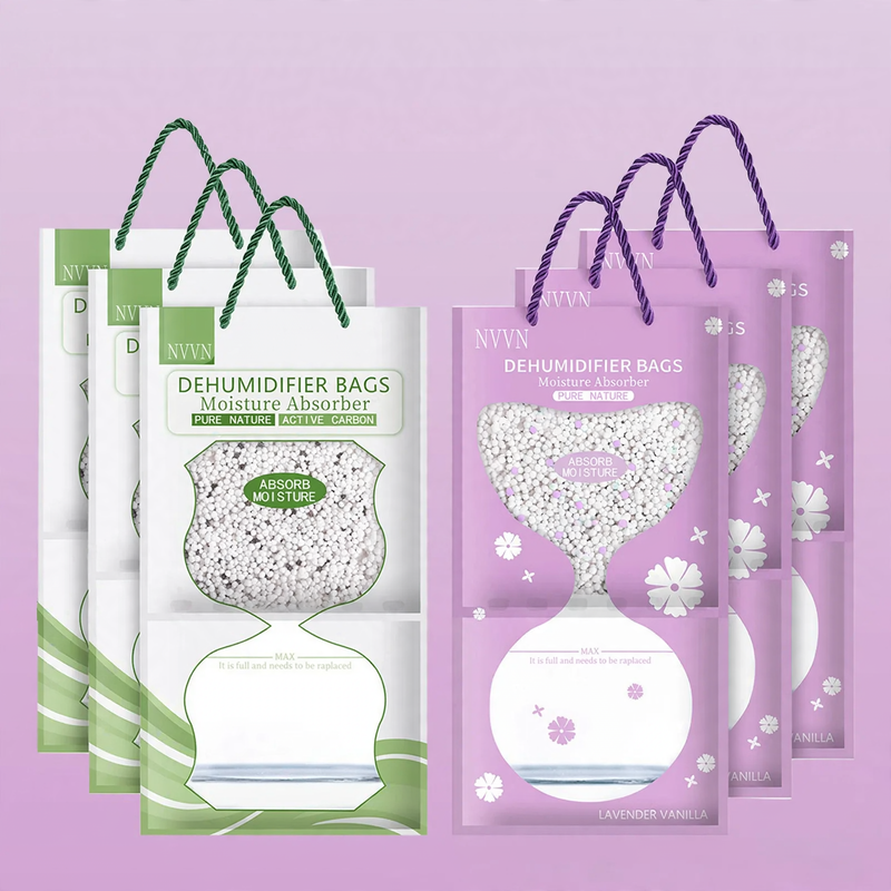 Moisture-absorbing bag for wardrobes