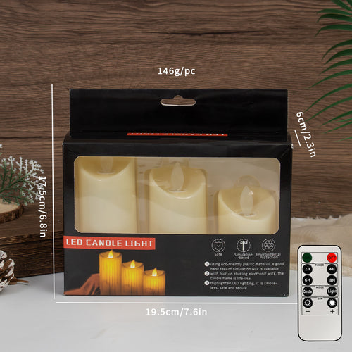 LED Real Wax Look Candles with Remote Control