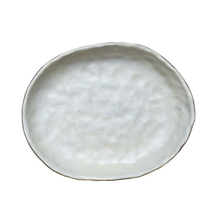 Porcelain Dinnerware Set with Gold Rim, Luxury Design