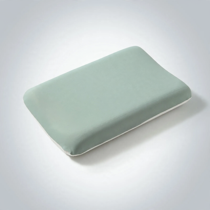 All-season neck pillow with gel and memory foam