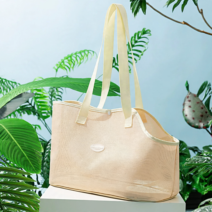 Canvas pet bag, head up