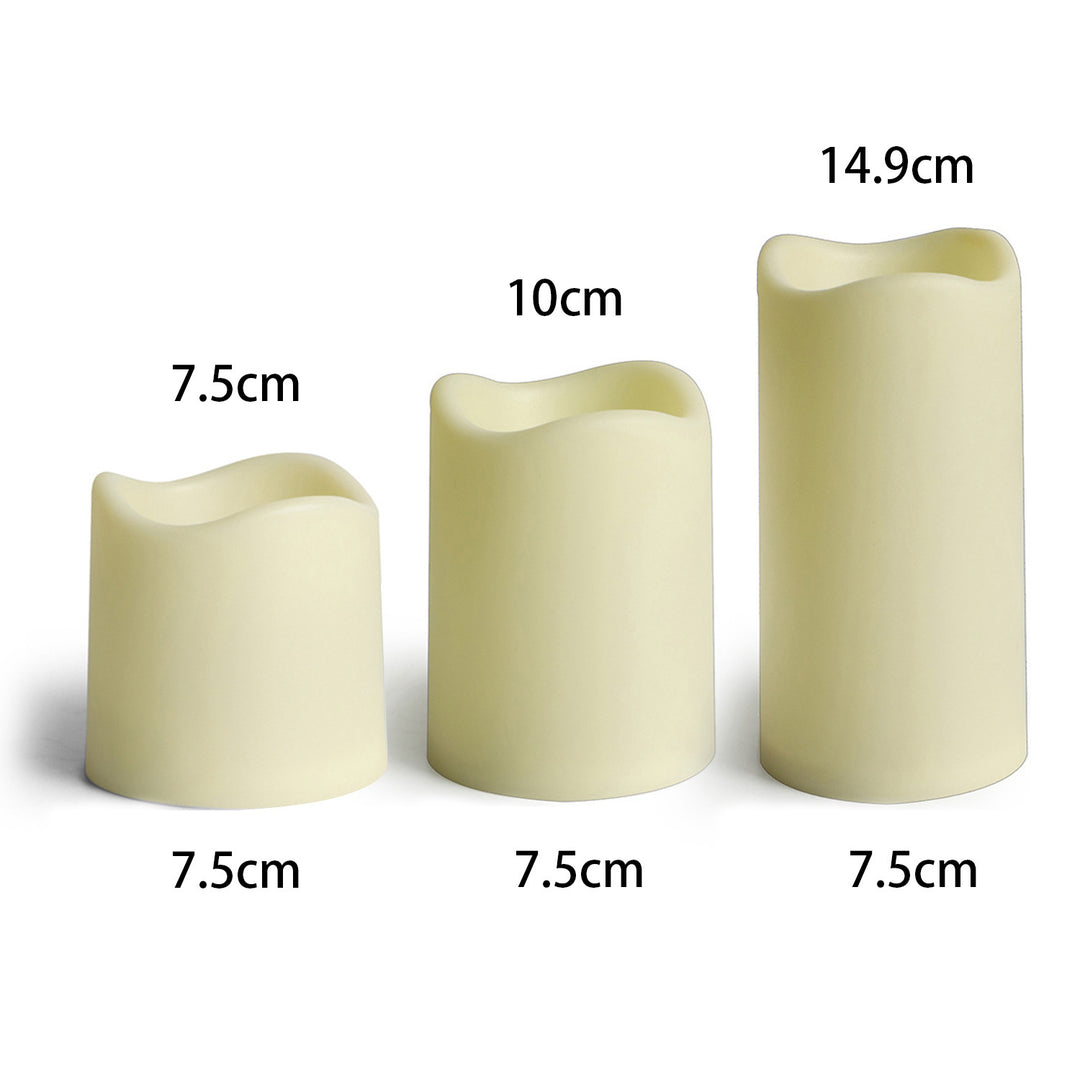 LED Real Wax Look Candle Set with Remote Control