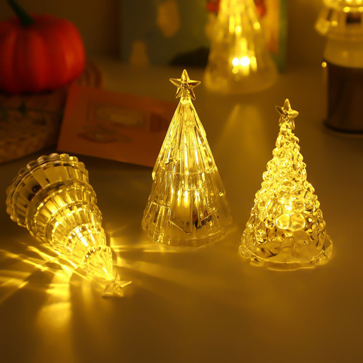 LED Christmas tree night light, decorative table lamp