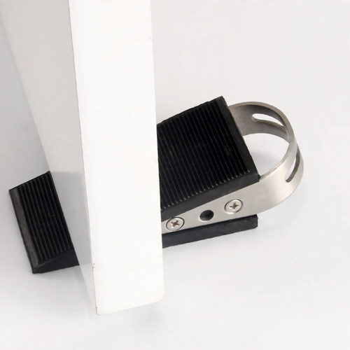 Door stop made of stainless steel 304 with rubber buffer