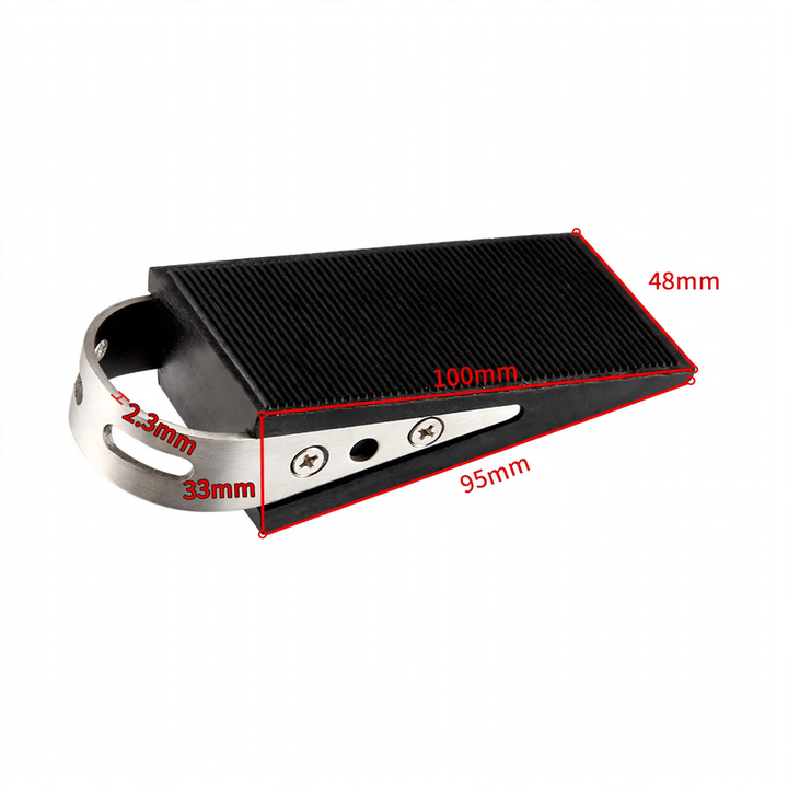 Door stop made of stainless steel 304 with rubber buffer