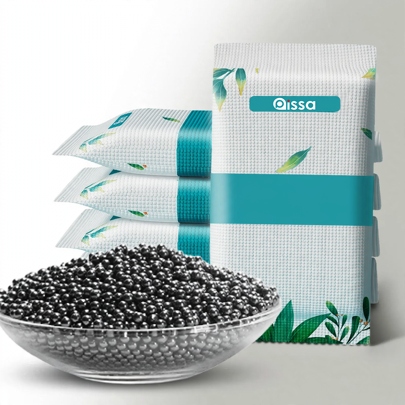 Activated charcoal dehumidifying bag against moisture
